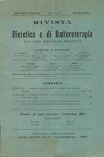 Rivista di Dietetica e di Batteroterapia Vol 5, n.11