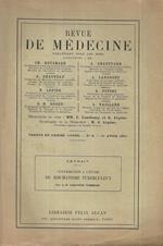 Contribution à l'étude du Rhumatisme Tuberculeux. Extrait de la Revue de Médecine