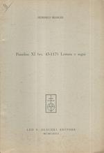 Paradiso XI (vv. 43-117) Lettura e segni. Estratto da Psicoanalisi e strutturalismo di fronte a Dante