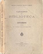 Catalogo della biblioteca - Supplemento IV. dal 1 novembre 1902 al 30 giugno 1904