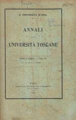 Annali delle Università Toscane 1921