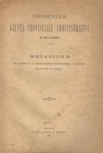 Relazione sulle proposte di concentramento, raggruppamento e autonomia delle opere pie comunali