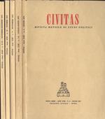 Civitas Anno XXII n. 6, 7 - 8, 9, 10, 11 - 12. Rivista mensile di studi politici