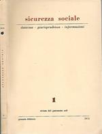 Sicurezza sociale. Dottrina - giurisprudenza - informazioni