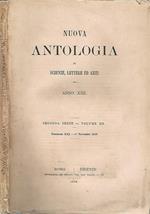 Nuova antologia di scienze, lettere ed arti. Anno XIII - Seconda serie - Volume XII - Fascicolo XXI