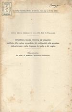 Influenza della vescica di ghiaccio applicata alla regione precordiale dei cardiopatici sulla pressione ando-arteriosa e sulla frequenza del polso e del respiro. Nota preventiva