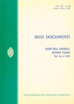 Isco documenti. Quadri della contabilità nazionale italiana (dati fino al 1985). Anno III n.9