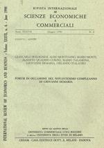 Forum in occasione del novantesimo compleanno di Giovanni Demaria. Estratto dalla Rivista Internazionale di scienze economiche e commerciali anno XXXVII n.6