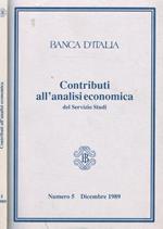 Contributi all'analisi economica del servizio studi N.5