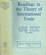 Readings in the theory of international trade. Selected by a committee of the american economic association