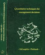 Quantitative techniques for management decision