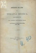 Contributo dell'anno nella terapia medica. Conferenza nel VII Congresso di Medicina Interna in Roma (ottobre 1896)