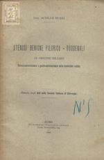 Stenosi benigne pilorico-duodenali di origine biliare. Colecistenterostomia e gastro-enterostomia nella medesima seduta