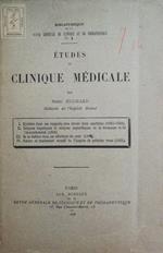 études de clinique médicale