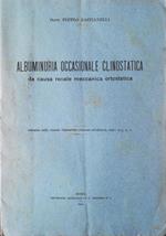 Albuminuria occasionale clinostatica