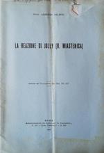 La reazione di Jolly (R. Miastenica)