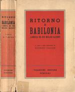 Ritorno a Babilonia. L' America nei suoi migliori racconti