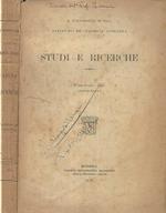 Studi e ricerche. Fascicolo 22 (1909-1914)