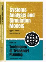 Techniques of transport planning vol.II. System analysis and simulation models