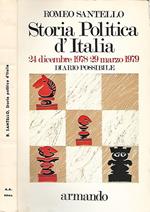 Storia Politica d'Italia. 24 dicembre 1978-29 marzo 1979 Diario possibile