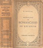 Anthologie des romanciers du XIX siècle