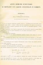 Azioni sismiche sussultorie su montanti con carichi concentrati in sommità. Estratto da Memorie della R.Accademia delle scienze dell'Istituto di Bologna anno 1923-24 serie VIII tomo I