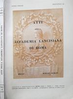 Atti della Accademia Lancisiana di Roma. Anno 1964-1965