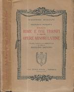 Dalle rime e dai trionfi e dalle Opere Minori Latine