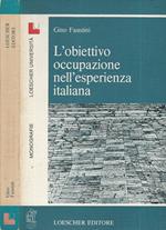 L' obiettivo occupazione nell'esperienza italiana.