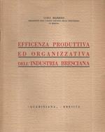 Efficienza produttiva ed organizzativa dell'industria Bresciana. Relazione al Comitato Direttivo dell'Unione Fascista degli Industriali 5-Giugno 1037 - XV