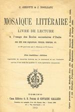 Mosaique litteraire. Livre de lecture