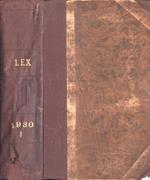 Lex Anno 1930 Vol. I
