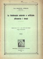 La fototerapia naturale e artificiale attraverso i tempi