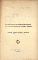 Fenomeni immunitari di shok addominale traumatico. ( Infezione sperimentale con stafilococco piogeno aureo nel coniglio )