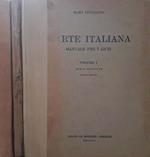 Arte Italiana. Vol. I, II e III