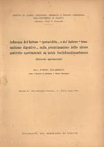 Influenza del fattore iperacidità e del fattore traumatismo digestivo, sulla cronicizzazione delle ulcere gastriche sperimentali da acido fenilchinolincarbonico. ( Ricerche sperimentali )