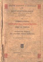 Corrèlations hypophyso - endonicres chez le triton. Dètermenisme hormonal des caractères sexuels secondaires