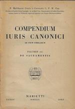 Compendium iuris canonici Vol III. De Sacramentis