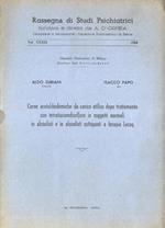 curve acetaldeidemiche da carico etilico dopo trattamento con tetratiuramdisolfuro in soggetti normali, in alcoolisti e in alcoolisti sottoposti a terapia Lecoq