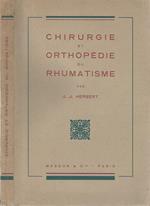 Chirurgie et orthopedie du rhumatisme