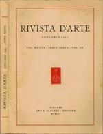 Rivista d'arte. Annuario 1953 - Volume XXVIII - Serie Terza - Vol. III