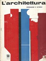 L' Architettura 58, Anno VI, Numero 4 agosto 1960. Cronache e storia