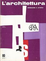 L' Architettura 80, Anno VIII, Numero 2 Giugno 1962. Cronache e storia