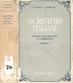 Scrittori Italiani vol. II. Saggi con notizie e commento