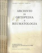 Archivio di ortopedia e reumatologia Volume 96 – fascicolo I, II, III, IV – Anno 1983 (annata completa)