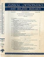 Clinical Orthopaedics and Related Research n. 226 - The Knee Society Proceedings of 1987