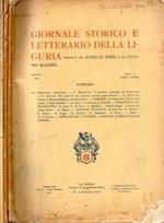 Giornale storico e letterario della Liguria