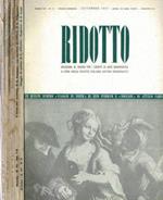 Ridotto. 1957. Rassegna di Teatro per i gruppi d'Arte drammatica