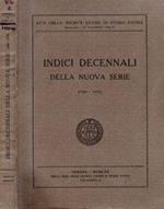 Indici decennali della Nuova Serie (Vol. X - Fasc. II). 1960 - 1970