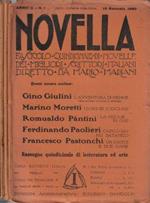 Novella anno II 1920 N. 1, 2, 2. Fascicolo quindicinale di novelle dei migliori scrittori italiani diretto da Mario Mariani